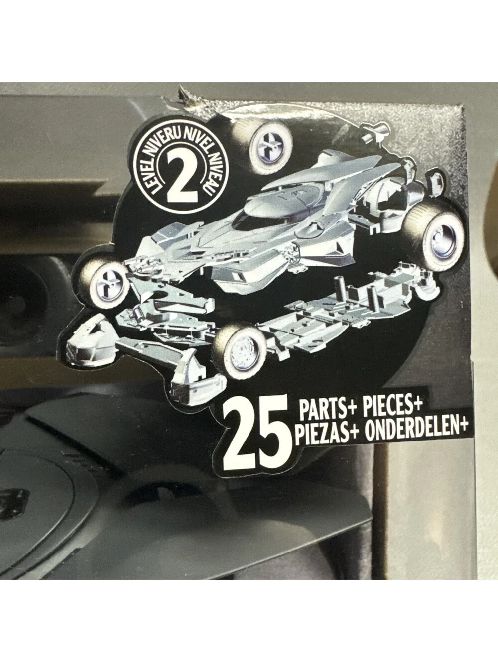 Batman vs Superman Batmobile 1:24 Model Kit Jada Primer Black 9